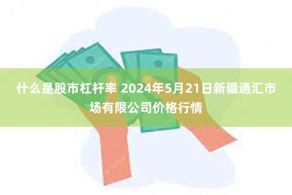 什么是股市杠杆率 2024年5月21日新疆通汇市场有限公司价格行情