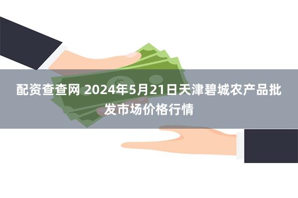 配资查查网 2024年5月21日天津碧城农产品批发市场价格行情