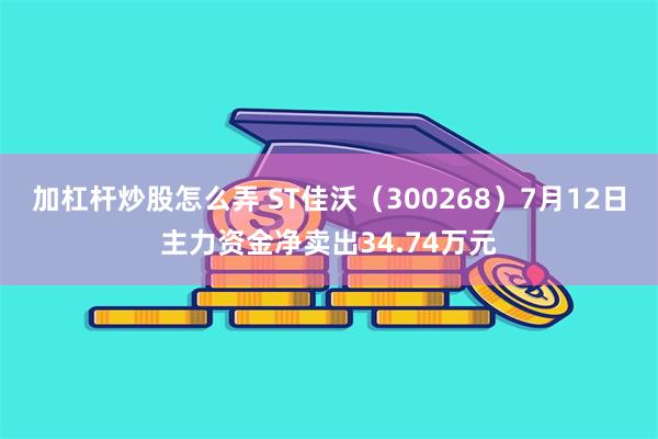 加杠杆炒股怎么弄 ST佳沃（300268）7月12日主力资金净卖出34.74万元