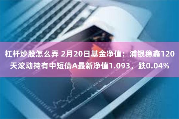 杠杆炒股怎么弄 2月20日基金净值：浦银稳鑫120天滚动持有中短债A最新净值1.093，跌0.04%